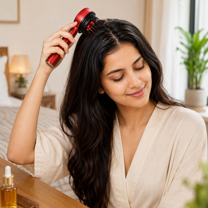 Velora Scalp Massager With Oil Applicator