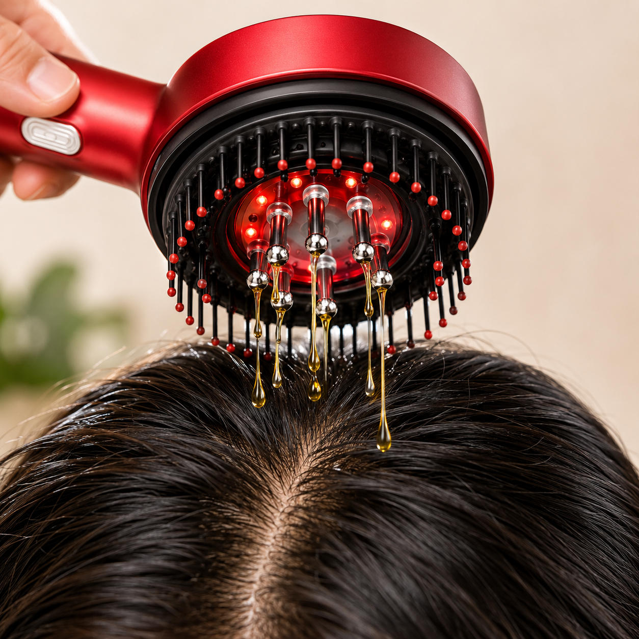 Velora Scalp Massager With Oil Applicator